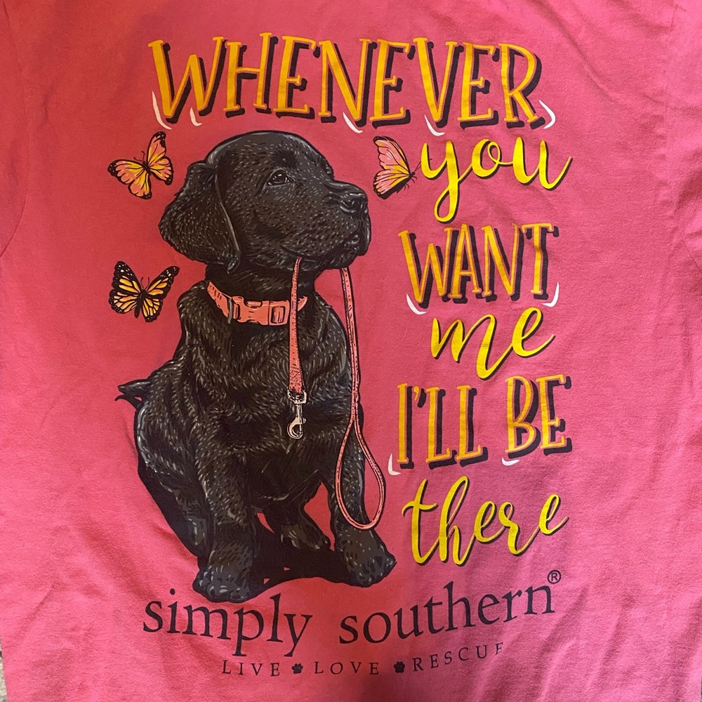 Simply Southern Vibrant Pink Tee